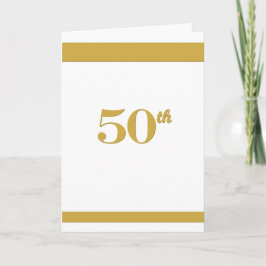 Invitaciones para el 50º Aniversario/Cumpleaños