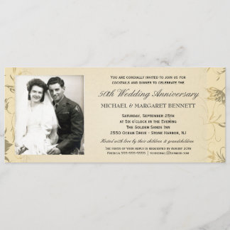 Invitaciones para el 50º Aniversario - Floral Vict
