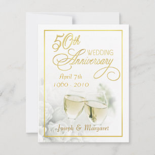 Invitaciones para el 50 Aniversario de Boda - Pequ
