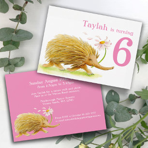 Invitaciones para el 6º cumpleaños de las niñas de