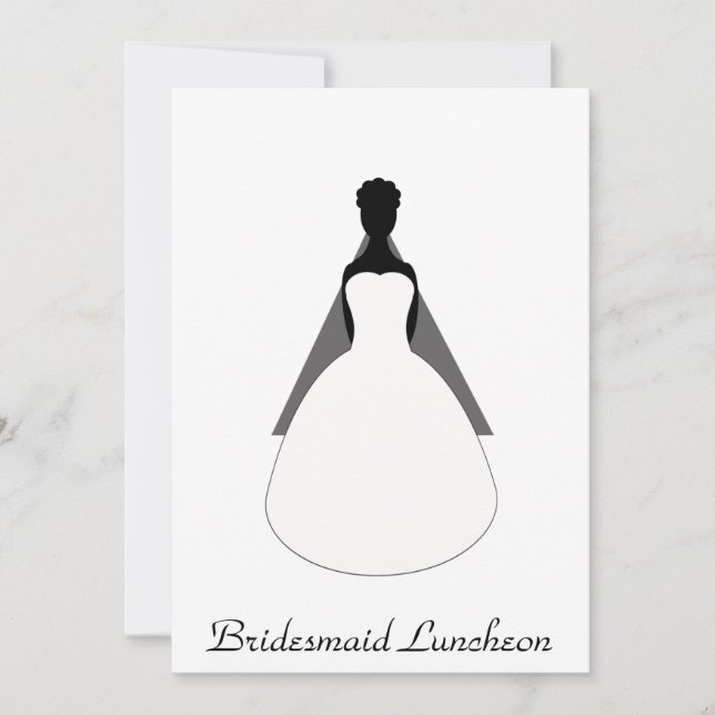 Invitaciones para el almuerzo de la dama de honor (Anverso)