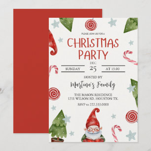 Invitaciones para el almuerzo de los navidades