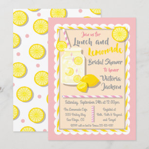 Invitaciones para el almuerzo y la ducha nupcial L