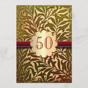 invitaciones para el aniversario dorado número 50