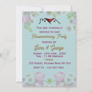 Invitaciones para el calentamiento de la casa