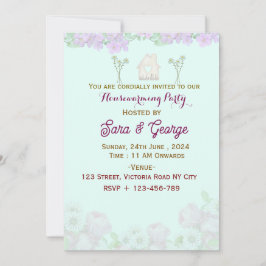 Invitaciones para el calentamiento de la casa