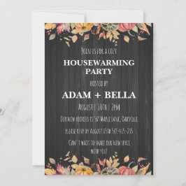 invitaciones para el calentamiento de la casa en o