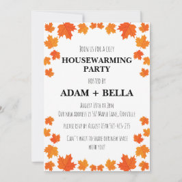 invitaciones para el calentamiento de la casa en o