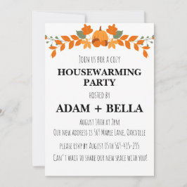 invitaciones para el calentamiento de la casa en o