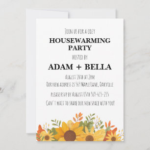 invitaciones para el calentamiento de la casa en o