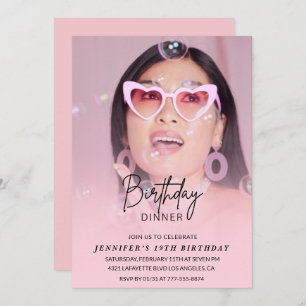 Invitaciones para el cumpleaños 19.º cumpleaños Fo