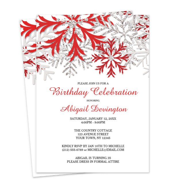 Invitaciones para el cumpleaños de invierno de Sno (Subido por el creador)