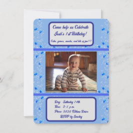 Invitaciones para el cumpleaños del bebé