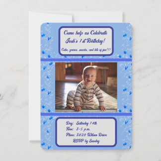 Invitaciones para el cumpleaños del bebé