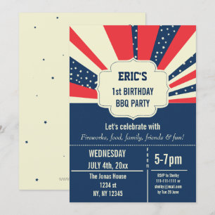 Invitaciones para el cumpleaños del Día de la Retr