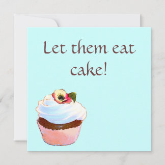 Invitaciones para el diseño en forma de cupcake y