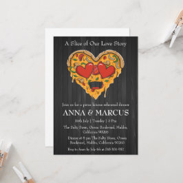 invitaciones para el ensayo del amor y la pizza di