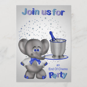 Invitaciones Para El Fin Del Fiesta Chemo