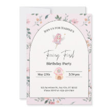 invitaciones para el primer cumpleaños de fairy