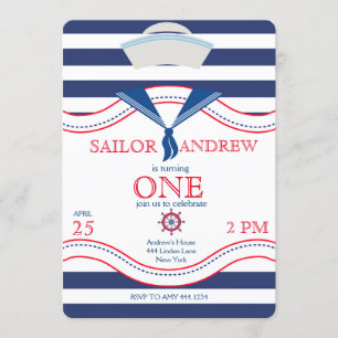 Invitaciones para el primer cumpleaños de Little S