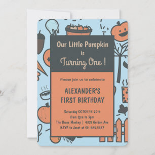 Invitaciones para el primer cumpleaños de nuestro 