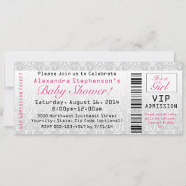 Invitaciones para entradas de Baby Shower, Chica