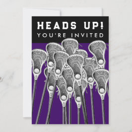 Invitaciones para Eventos del Equipo de Lacrosse