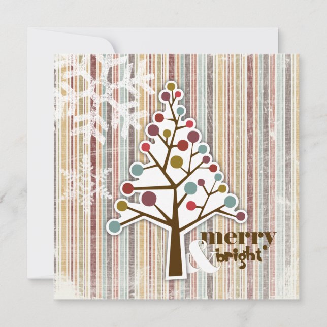 Invitaciones para feriados y brillantes (Anverso)