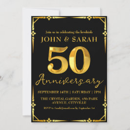 invitaciones para fiesta de aniversario número 50 