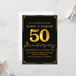 invitaciones para fiesta de aniversario número 50 