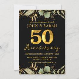 invitaciones para fiesta de aniversario número 50 