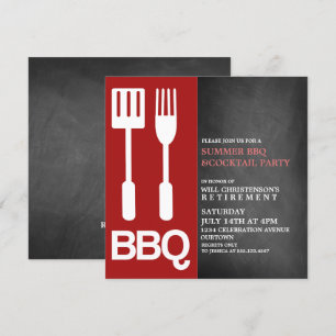 Invitaciones para Fiesta de Barbacoa de Verano