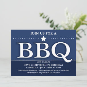Invitaciones para fiesta de barbacoa de verano