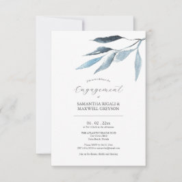 Invitaciones para Fiesta de Compromiso Botánicas A