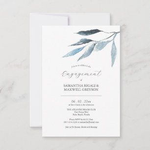 Invitaciones para Fiesta de Compromiso Botánicas A