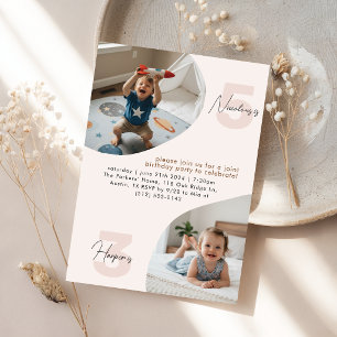 Invitaciones para Fiesta de Cumpleaños de Gemelos 