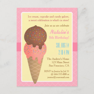 Invitaciones para fiesta de cumpleaños de niños, f