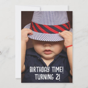INVITACIONES PARA FIESTA DE FOTOS DE NIÑO DE DOS 2