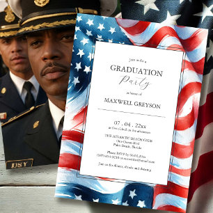 Invitaciones para Fiesta de Graduación con Foto Ba