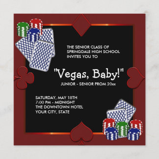 Invitaciones para fiesta de graduación con tema de