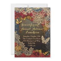 INVITACIONES PARA FIESTA DE OTOÑO