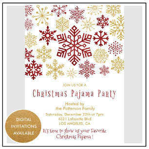 invitaciones para fiesta de pijamas de adultos