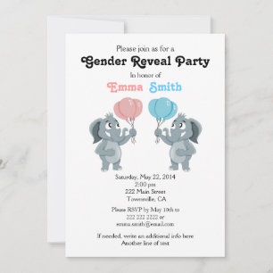 invitaciones para fiesta de revelación de género