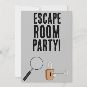 Invitaciones para fiesta personalizada de SALA DE 