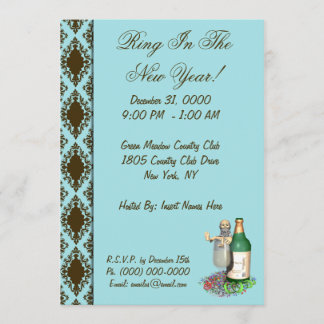 Invitaciones para fiestas de Año Nuevo
