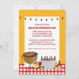 Invitaciones para fiestas de barbacoa