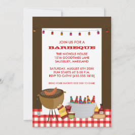 Invitaciones para fiestas de barbacoa