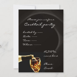 Invitaciones para fiestas de cóctel