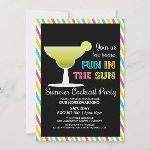 Invitaciones para Fiestas de Cóctel de Verano