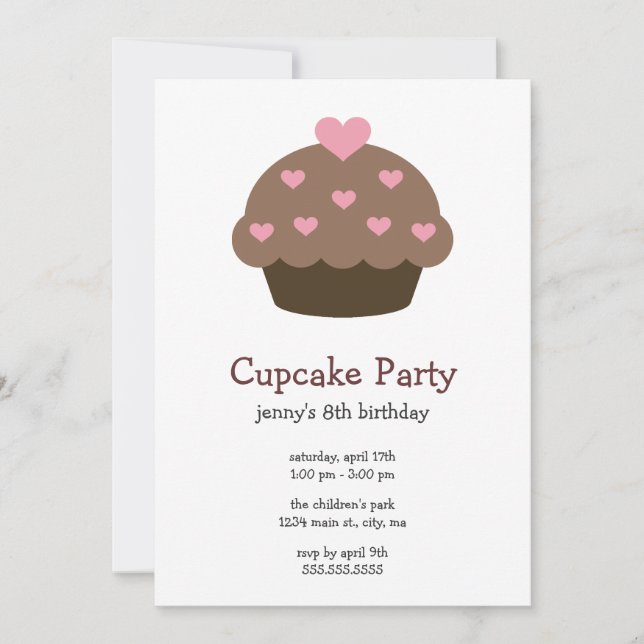 Invitaciones para fiestas de cumpleaños (Anverso)